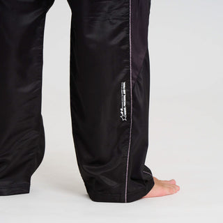 Semi-Contact-Kleidung Point Fighting WAKO Leone AB991 Schwarz-Combat Arena