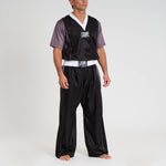 Semi-Contact-Kleidung Point Fighting WAKO Leone AB991 Schwarz-Combat Arena