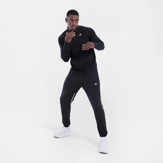 Felpa Boxraw Valdes con zip Nero-Combat Arena