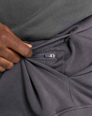 Sweatshirt Boxraw We Don't Play Boxing oversize mit Kapuze Grau-rosa-Combat Arena