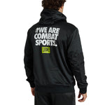 Sweatshirt Leone Logo Wacs mit Kapuze ABX127 Schwarz 