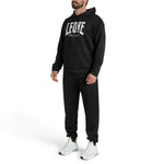 Sweatshirt Leone Logo mit Kapuze ABX119 Schwarz 