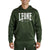 Sweatshirt Leone Logo mit Kapuze ABX119 Grün 