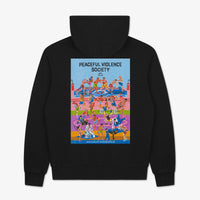 Felpa Manto Gym 3.0 con cappuccio Nero-Combat Arena