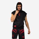 Felpa smanicata Venum x Mike Tyson Tiger con cappuccio Nero-Combat Arena