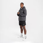 Sweatshirt Boxraw We Don't Play Boxing oversize mit Kapuze Grau-Rosa 