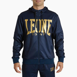 Sweatshirt Leone DNA mit Kapuze ABX721 Blau 