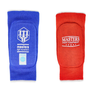 Ellenbogenschützer reversible elastische Masters WAKO rot blau 