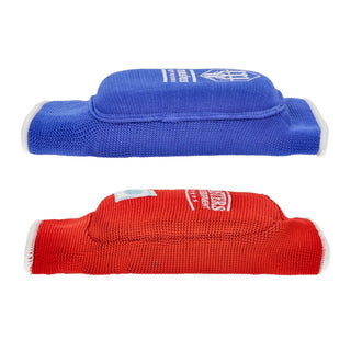 Ellenbogenschützer reversible elastische Masters WAKO rot blau 
