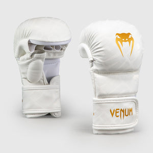 MMA-Handschuhe Venum Contender 1.5 XT 3D Weiß-Gold-Combat Arena