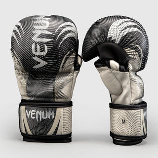 MMA-Handschuhe Venum Galactic 3.0 Beige-Schwarz-Combat Arena