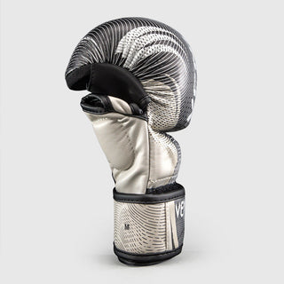 MMA-Handschuhe Venum Galactic 3.0 Beige-Schwarz-Combat Arena
