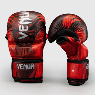 MMA-Handschuhe Venum Galactic 3.0 Rot-Silber-Combat Arena