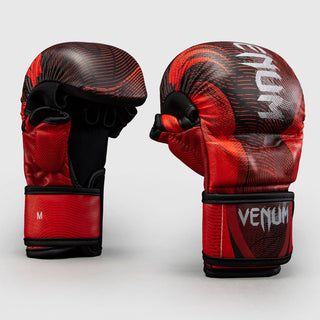 MMA-Handschuhe Venum Galactic 3.0 Rot-Silber-Combat Arena