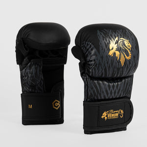 MMA-Handschuhe x Chimaev Wild Borz Schwarz-Combat Arena