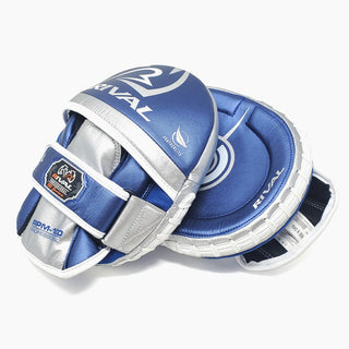 Boxpratzen Rival Professionelle RPM100 Blau-Silber-Combat Arena