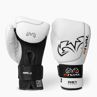 Boxsack-Handschuhe Rival RB1 Ultra 20th Anniversary Weiß-Combat Arena
