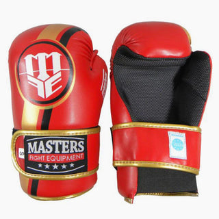 combat handschuhe Handschuhe Masters Point Fighting WAKO Rot