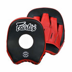 Boxpratzen Fairtex Kurz FMV14 Schwarz-Rot-Combat Arena