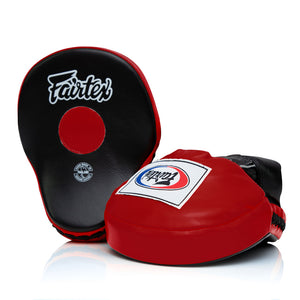 Boxpratzen Fairtex Ultimative Konturierte FMV9 Schwarz-Rot 