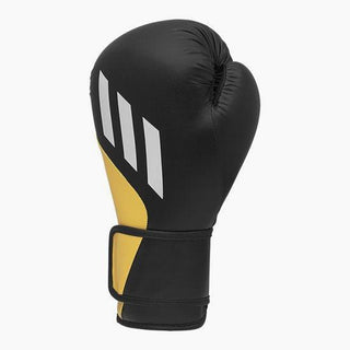 Boxhandschuhe Adidas Speed Tilt 200 WAKO 10 Oz Schwarz-gelb-weiß 
