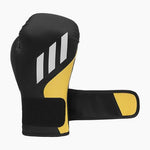 Boxhandschuhe Adidas Speed Tilt 200 WAKO 10 Oz Schwarz-gelb-weiß 