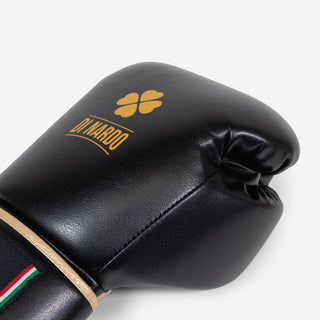 Boxhandschuhe Di Nardo Undercover mit Klettverschluss Schwarz-gold-Combat Arena