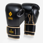 Boxhandschuhe Di Nardo Undercover mit Klettverschluss Schwarz-gold-Combat Arena