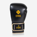 Boxhandschuhe Di Nardo Undercover mit Klettverschluss Schwarz-gold-Combat Arena