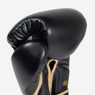 Boxhandschuhe Di Nardo Undercover mit Klettverschluss Schwarz-gold-Combat Arena