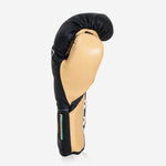 Boxhandschuhe Di Nardo mit Schnürsenkel 12 Oz Schwarz-Sand-Combat Arena