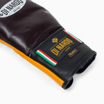 Boxhandschuhe Di Nardo mit Schnürsenkel 16 Oz Burgund-gelb-Combat Arena