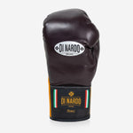 Boxhandschuhe Di Nardo mit Schnürsenkel 16 Oz Burgund-gelb-Combat Arena