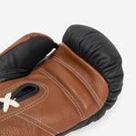 Boxhandschuhe Di Nardo mit Schnürsenkel 18 Oz Schwarz-braun-Combat Arena
