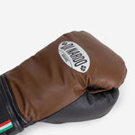 Boxhandschuhe Di Nardo mit Klettverschluss 12 Oz Braun-schwarz 