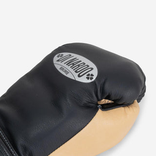 Boxhandschuhe Di Nardo mit Klettverschluss 12 Oz Schwarz-Sand 