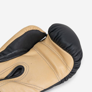 Boxhandschuhe Di Nardo mit Klettverschluss 12 Oz Schwarz-Sand 