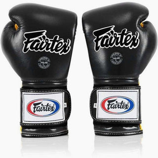 Boxhandschuhe Fairtex Mexican Stil BGV9 Schwarz-Gelb 