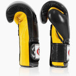 Boxhandschuhe Fairtex Mexican Stil BGV9 Schwarz-Gelb 