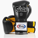 Boxhandschuhe Fairtex Mexican Stil BGV9 Schwarz-Gelb 