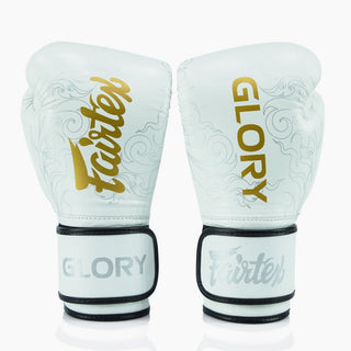 Boxhandschuhe Fairtex x Glory BGVG3 Weiß-Gold