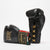 Boxhandschuhe Leone Orlando Tricolore mit Schnürsenkel Schwarz-Combat Arena