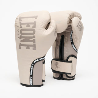 Boxhandschuhe Leone Prodigy GN117 Beige-Combat Arena