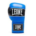 Boxhandschuhe Leone Shock Pro mit Schnürsenkeln GN057L Blau 