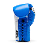Boxhandschuhe Leone Shock Pro mit Schnürsenkeln GN057L Blau 