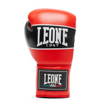Boxhandschuhe Leone Shock Pro mit Schnürsenkeln GN057L Rot 