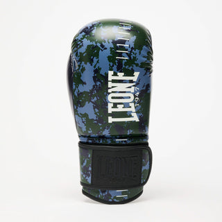 Boxhandschuhe Leone Urban Fighter GN335 Blau-grün Tarn-Combat Arena