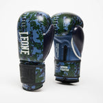 Boxhandschuhe Leone Urban Fighter GN335 Blau-grün Tarn-Combat Arena