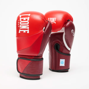 Boxhandschuhe Leone WAKO GN043 Rot-Combat Arena