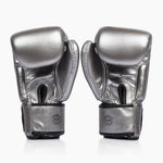 Muay Thai Handschuhe Fairtex BGV1C-Plus Gun Metallic-Combat Arena